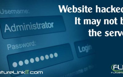 Has your website been hacked? (It may not be the server).